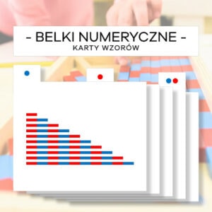 Karty ze wzorami - Belki numeryczne i czerwone belki