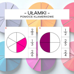 Ułamki - pomoce klamerkowe