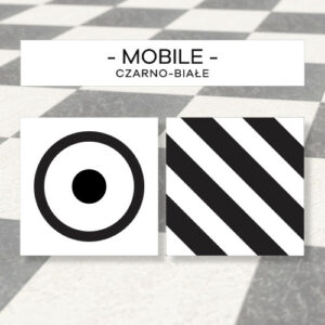 Mobile czarno-białe