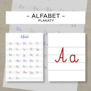 Alfabet - plakaty A4