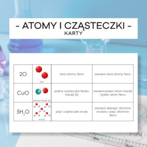 Atomy i cząsteczki - karty