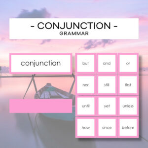 Conjunction - grammar