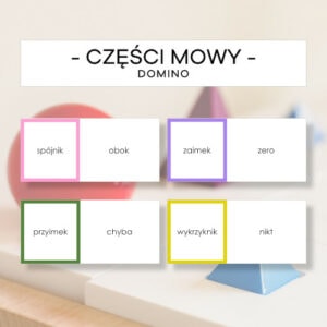 Części mowy cz. 2 - domino