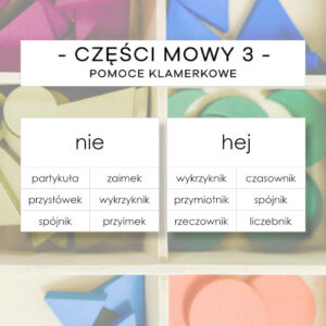 Części mowy cz. 3 - pomoce klamerkowe