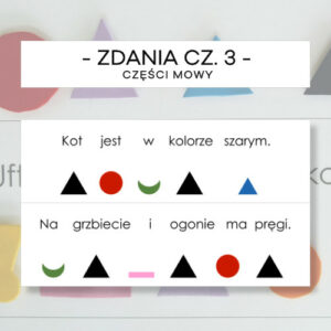 Części mowy - zdania cz. 3