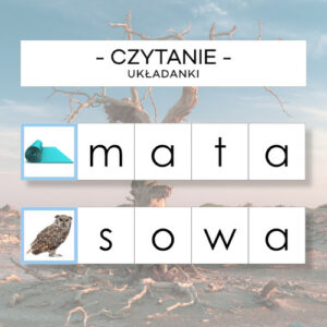 Czytanie - Niebieski Materiał cz. 1 - układanki