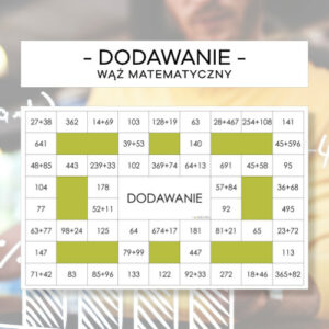 Wąż matematyczny - różne działania