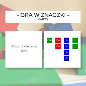 Gra w znaczki - karty