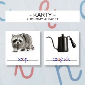 Karty obrazkowe do ruchomego alfabetu cz. 2