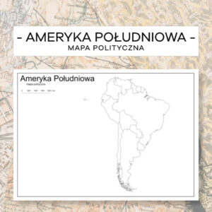 Ameryka Południowa - mapa polityczna