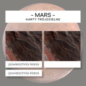 Mars - karty trójdzielne 24 szt.