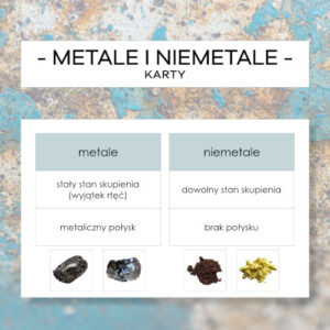 Metale i niemetale - karty