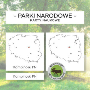 Parki Narodowe - karty naukowe 24 szt.