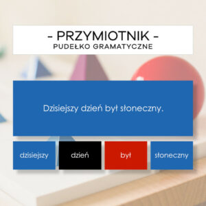 Przymiotnikowe pudełko gramatyczne cz. 2 - części mowy