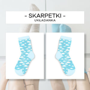 Skarpetki - układanki 12 szt.