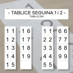 Tablice Seguina 1 i 2 - tabliczki