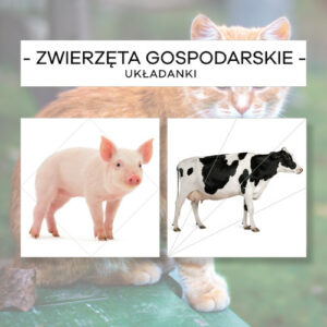 Zwierzęta gospodarskie - puzzle 10 szt.