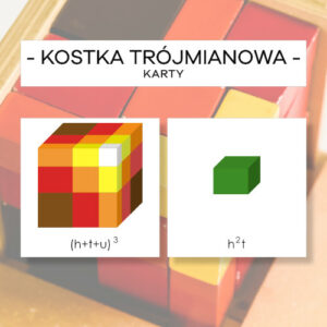 Kostka trójmianowa algebraiczna - karty