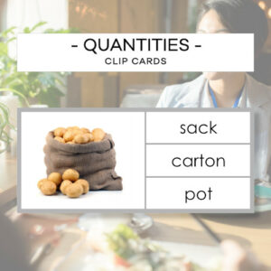 Quantities - clip cards