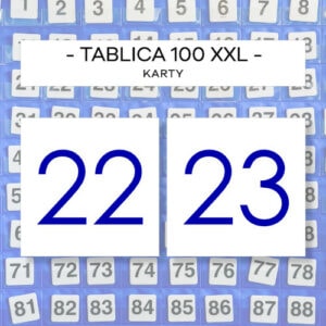 Tablica 100 karty do maty