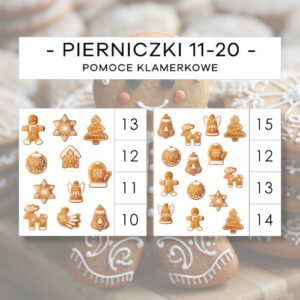 Pierniczki 11-20 - pomoce klamerkowe