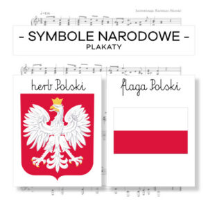 Symbole narodowe - plakaty A4