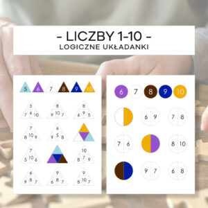 Liczby 1-10 - układanki logiczne