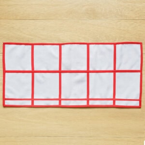 Mata do kart Montessori - 5 pól z podpisami