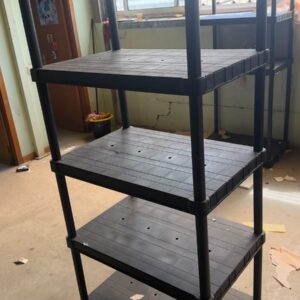 Estantería de plástico modular 190 x 58 x 38 cm con 5 baldas