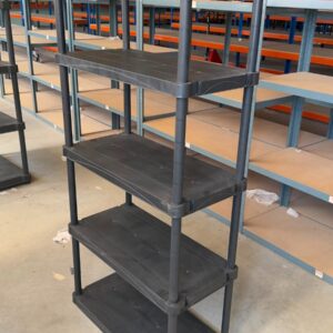 Estantería de plástico modular 270 x 78 x 38 cm con 5 baldas