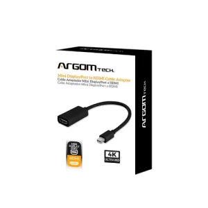 ADAPTADOR DE MINI DISPLAY PORT A HDMI 8.5", 22CM, ARGOM ARG-CB-0042