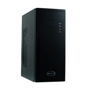 Procesador de escritorio y caja PC de alto rendimiento para gaming y trabajo, con puertos USB y diseño compacto, ideal para usuarios que buscan calidad y eficiencia en Guatemala.