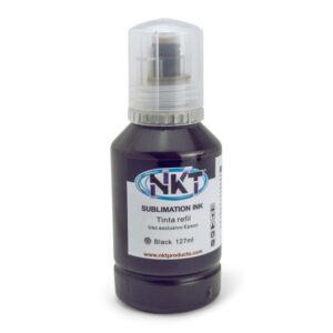 Tinta sublimación negra para impresoras Epson, 127ml, tinta de alta calidad para sublimación, compatible con equipos de impresión y personalización en PC Market.