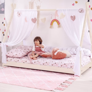 Copertura in voile per letto Junior