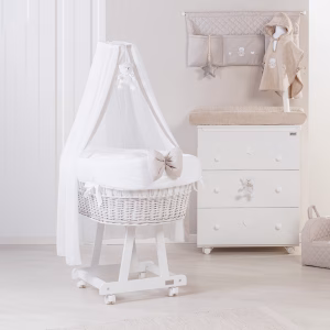 Culla con velo Miss Nenè completa con piumetto