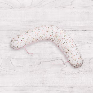 Boomerang Still- und Entspannungskissen Blumen aus Baumwolle