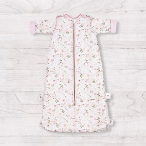 Sacco notte Allungabile Fiori con manica removibile 0-6/24 mesi