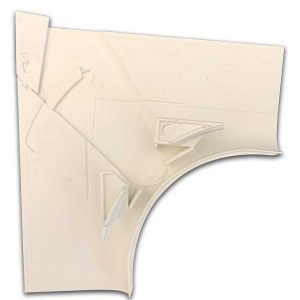 گوشه داخلی ترانکینگ دانوب (درب سخت) 101*50