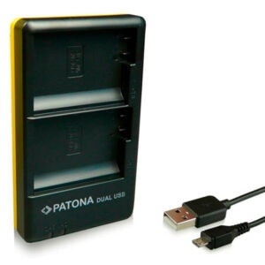 Cargador de baterias mediante cable USB. Muy útil en muchos aspectos.
