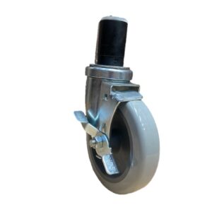 Caster, 5" Stem Swivel, with Brake 900816