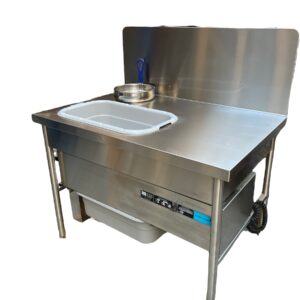 Quality Industries 48" FMBR Sifter Table wBackpanel 120VRH