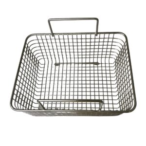 Quality Industries Dip Basket, Stainless Steel, Half Sized, Two Handles, 280x229x108 (mm)