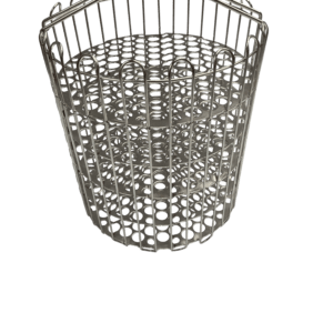 Fry Basket, Stainless Steel, Clamshell, 4HD, 297mm Diameter, 391mm Height