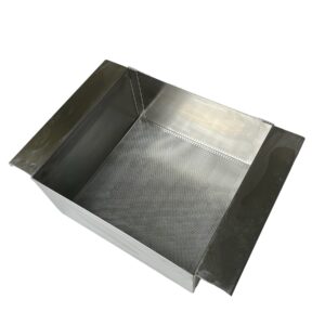 Hand Sifter, for 2/3 Pan, 14" x 10", Stainless Steel - Commercial Kitchen Accessory
