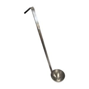 Quality Industries Stainless Steel Ladle, 3oz Serving Tool, 13in