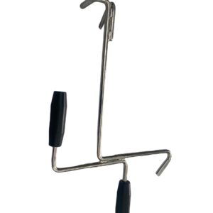 Quality Industries Fryer Basket Drain Hook, Stainless Steel, Heavy Duty
