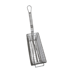Quality Industries Fry Basket, Stainless Steel, for Nuggets, 337x143x143 (mm)
