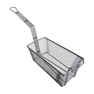 Quality Industries Basket, Fryer, 12.9" x 6.31" x 5.3" Basket Size, Stainless Steel