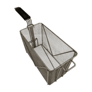 Quality Industries Pasta Basket, Stainless Steel, Black Handle, 300x150x160 (mm)