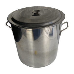 Quality Industries Stainless Steel Bucket with Lid